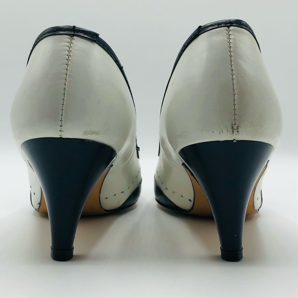 Vintage 70s Vogue Brand Oxford-Inspired Heels - Picture 8 of 16